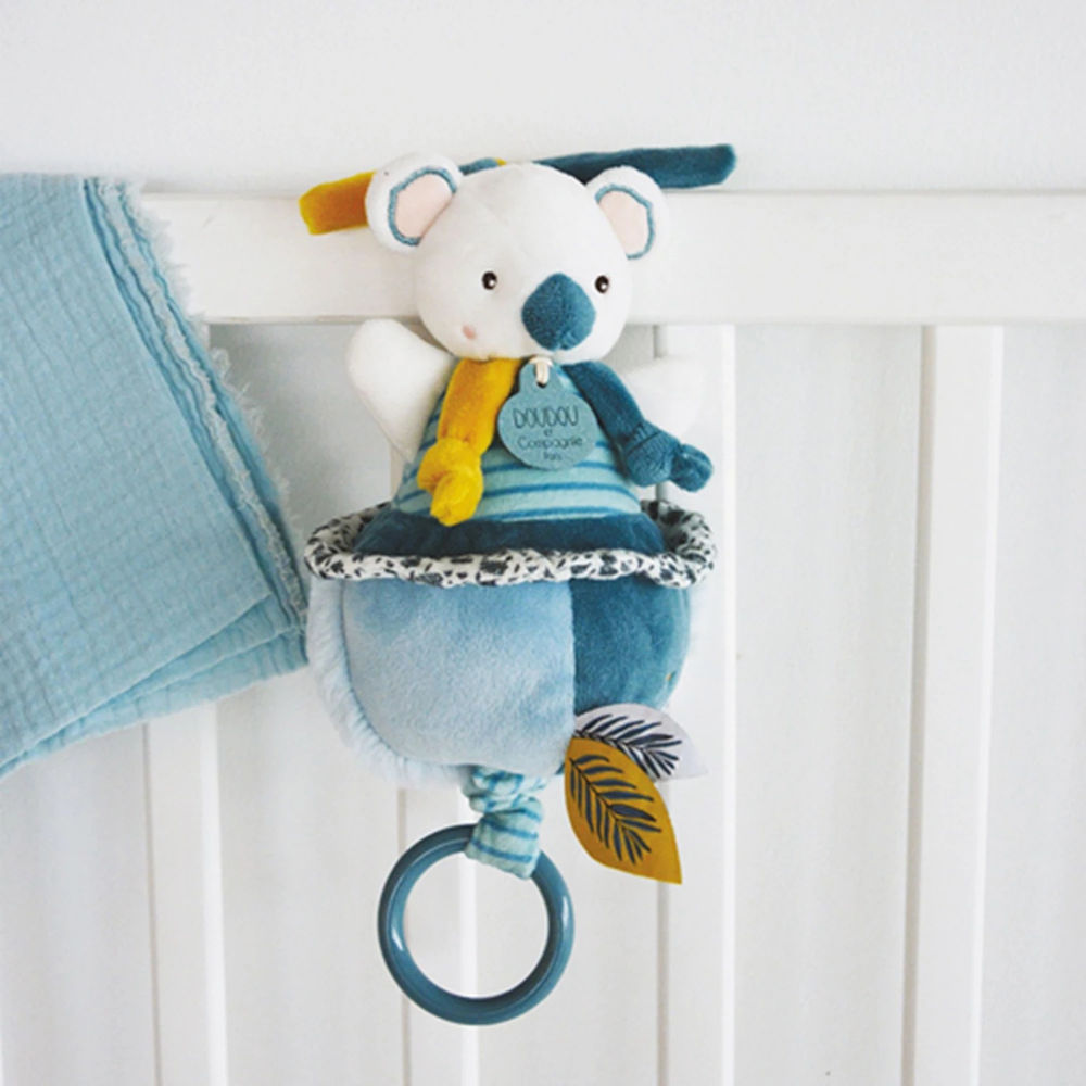 Doudou Koala boîte à musique musicale 20cm