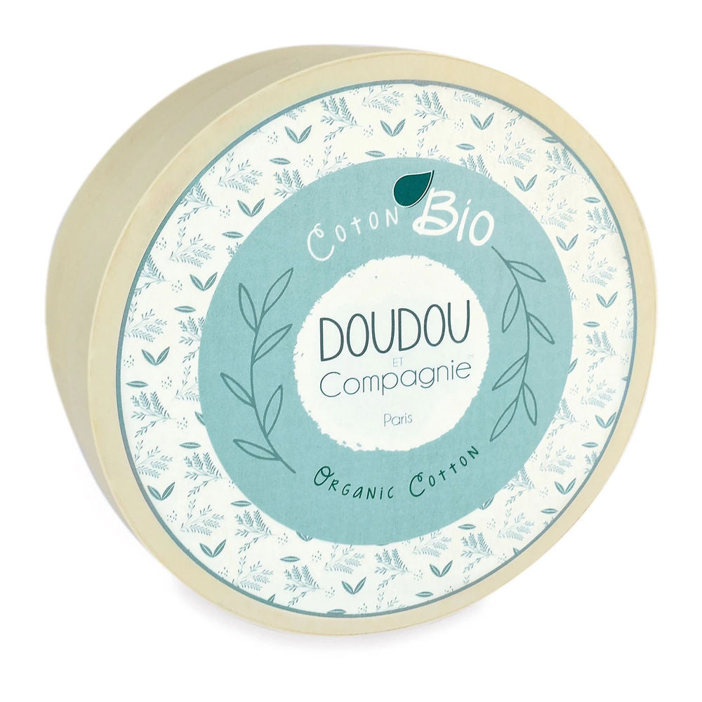 Doudou Bio Hund mit Schmusetuch, blau 15cm