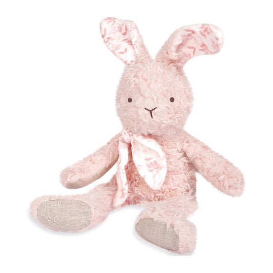 Doudou lapin bio, rose 25cm