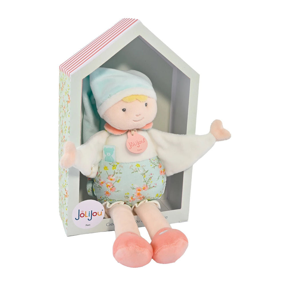 Doudou Guilis, vert amande 28cm