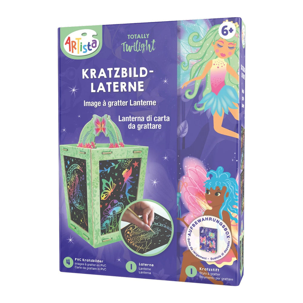 Artista Kratzbildlaterne Fee