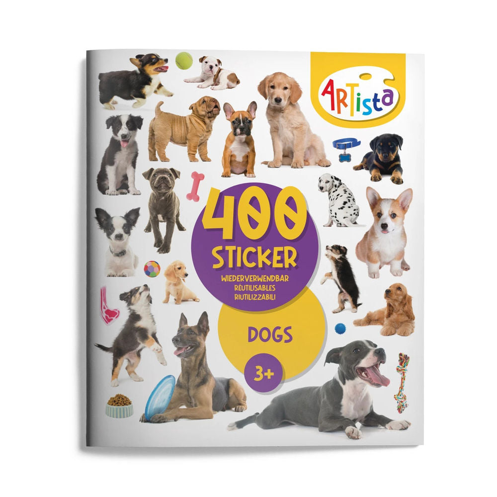 Livre d'autocollants Artista pour chiens