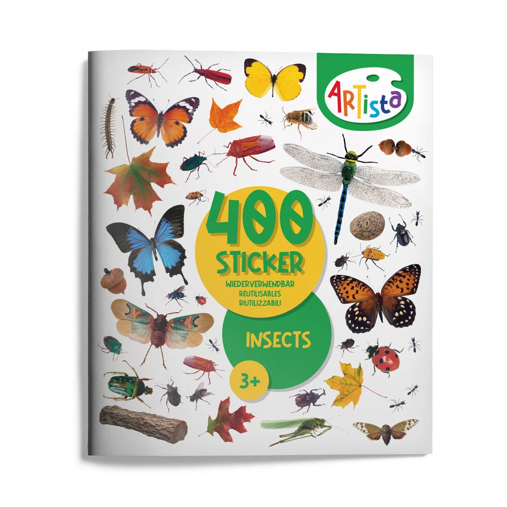Livre d'autocollants Artista Insectes