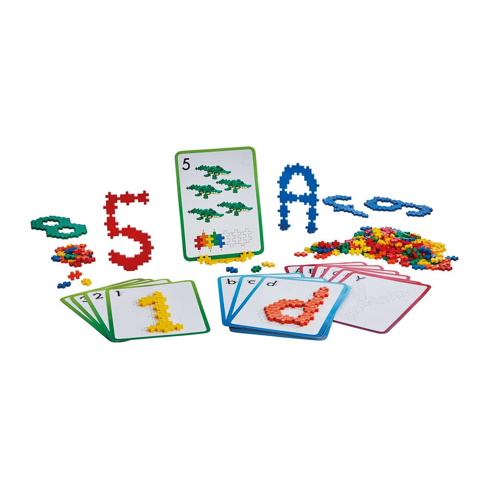 Plus-plus 600 blocs de construction créatifs ABC et 123