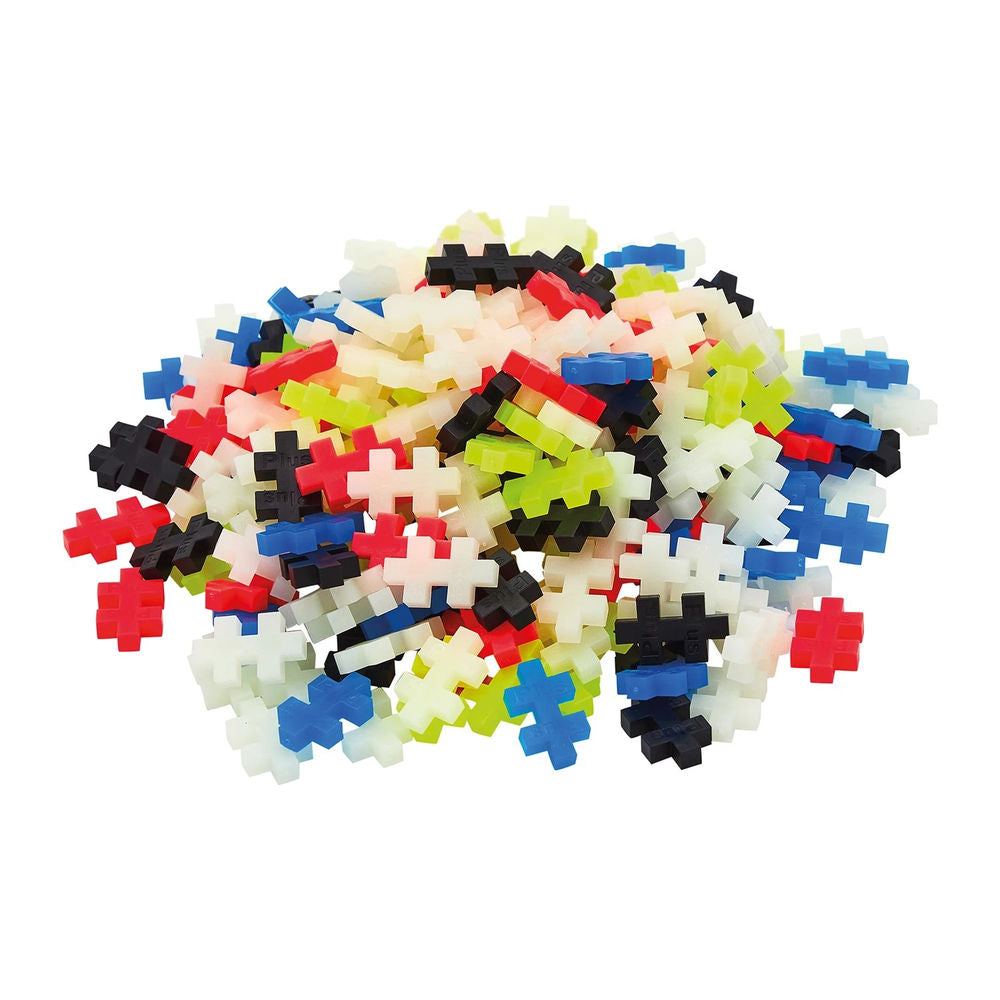 Plus Plus 240 blocs de construction créatifs qui brillent dans le noir