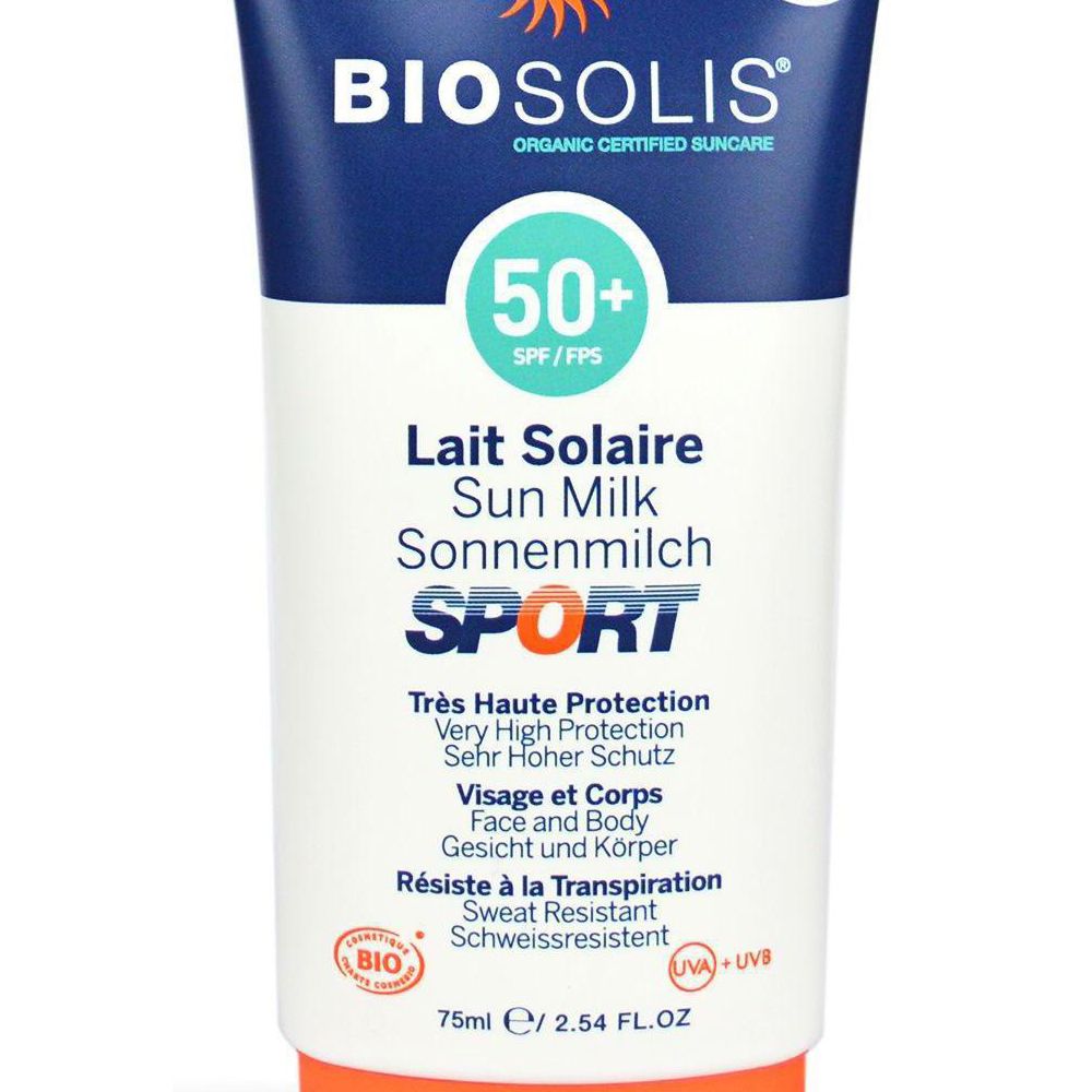 Biosolis Lait Solaire Sport Extreme SPF50, 75 ml