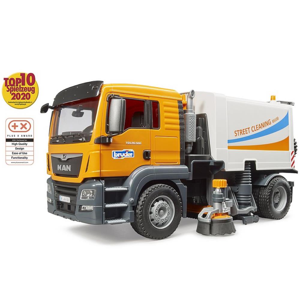 Nettoyage des rues du camion Brother MAN TGS