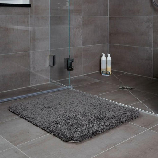Wenko tapis de bain Belize gris souris
