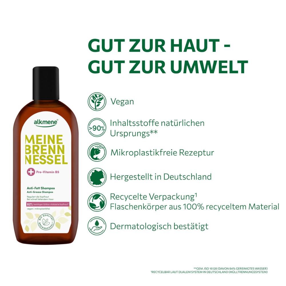 MEINE BRENNESSEL, Anti-Fett Shampoo, 250 ml