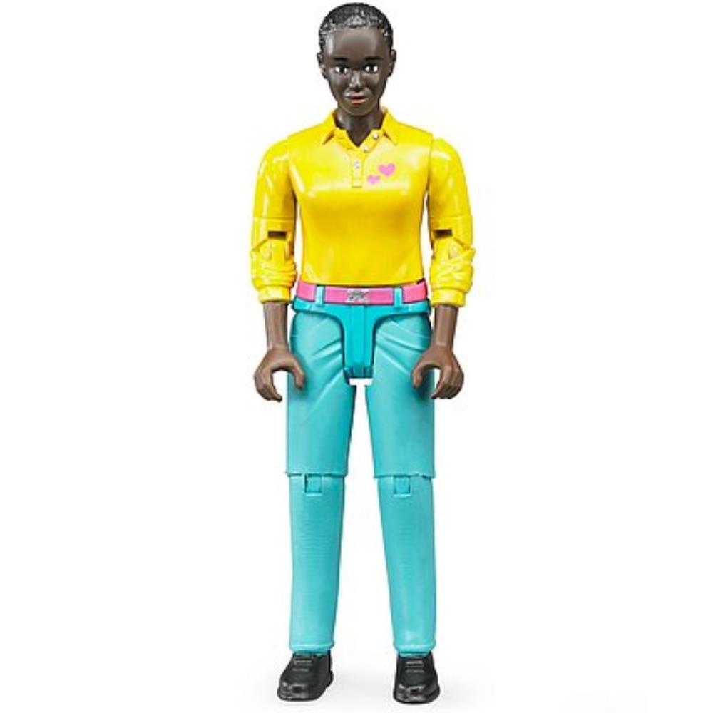 Frère femme avec un type de peau foncée