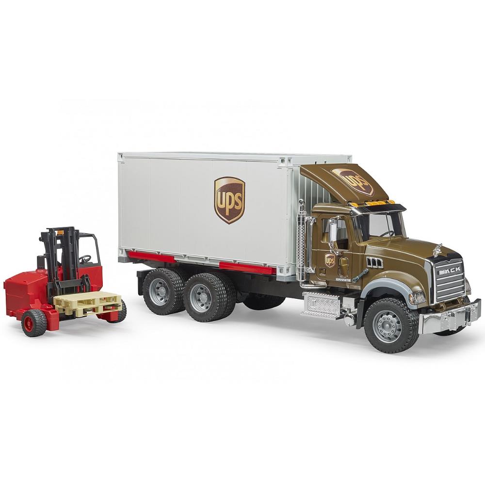 Camion logistique Brother Mack Granite UPS