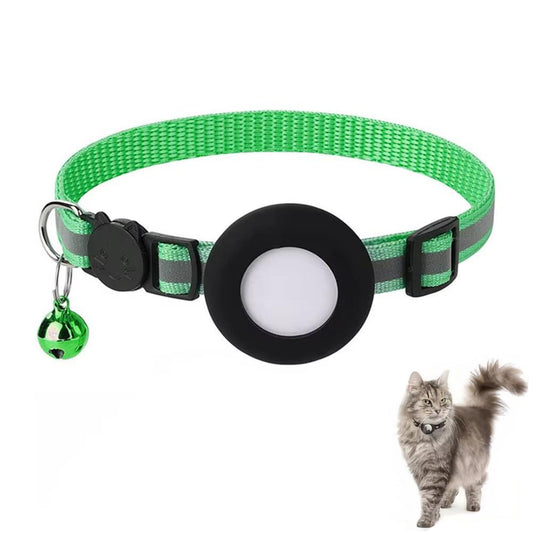 AirTag Halsband Nylon Mazo, grün