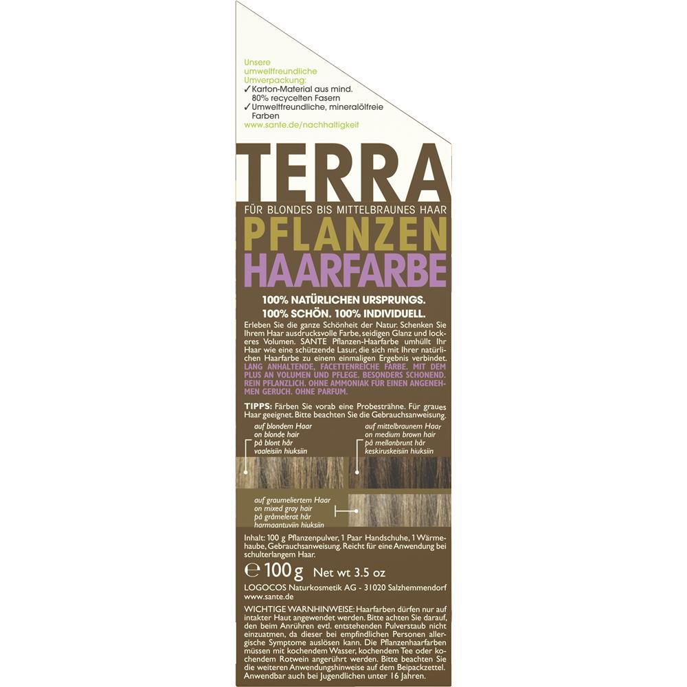 Sante Pflanzenhaarfarbe - terra, 100 g