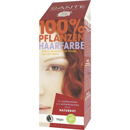 Sante Pflanzenhaarfarbe - naturrot, 100 g