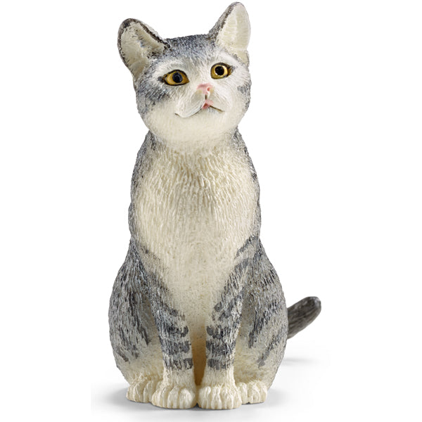 Chat Schleich assis