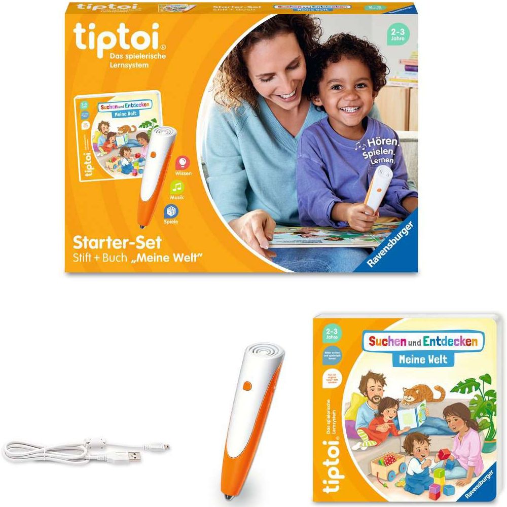 Ravensburger tiptoi® Starter Set: Pen and picture book My World