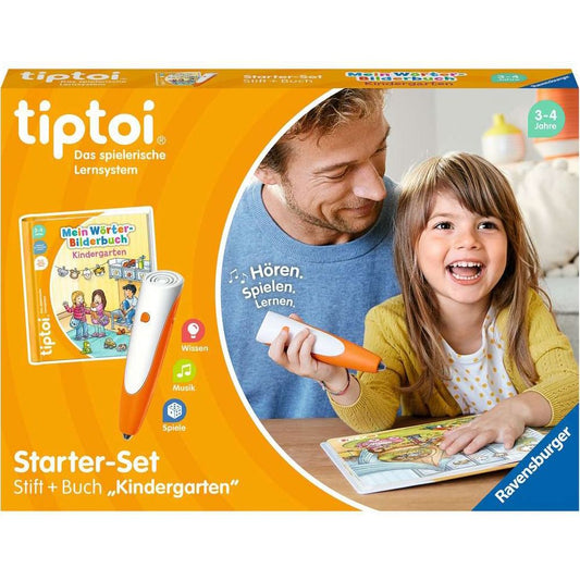 Ravensburger tiptoi® kit de démarrage : stylo et livre d'images pour la maternelle