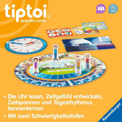 Ravensburger tiptoi® Nous apprenons l'horloge