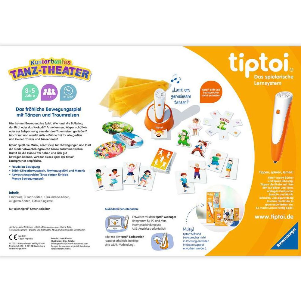 Ravensburger tiptoi® ACTIVE Colorful Dance Theater