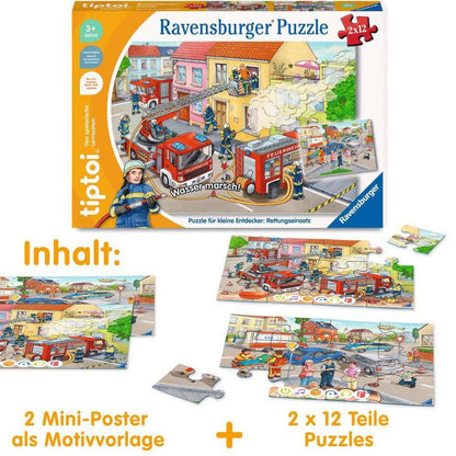 Ravensburger tiptoi® Puzzle for little explorers: Rescue mission