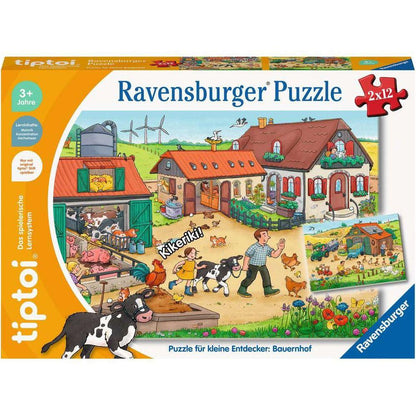 Puzzle Ravensburger tiptoi® pour les petits explorateurs : Ferme