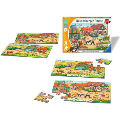 Puzzle Ravensburger tiptoi® pour les petits explorateurs : Ferme
