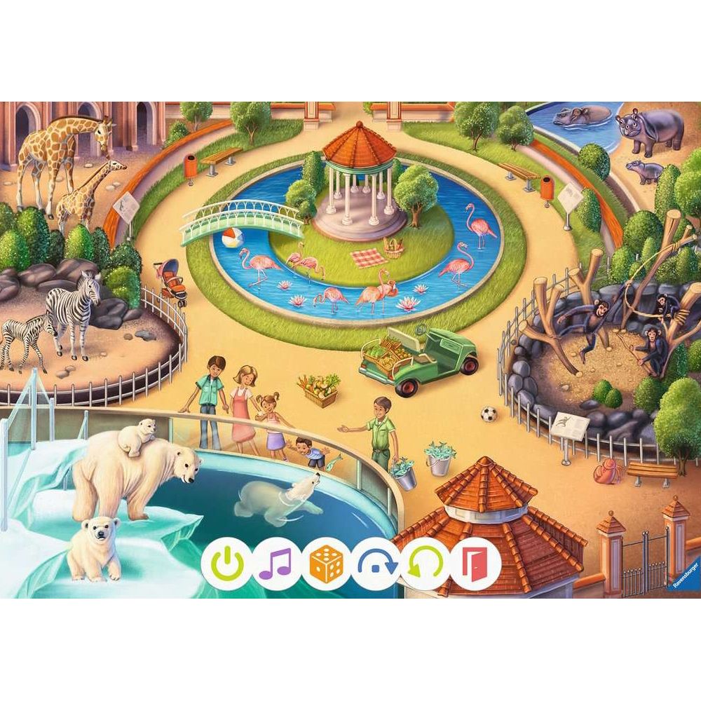 Ravensburger tiptoi® Puzzle for little explorers: Zoo
