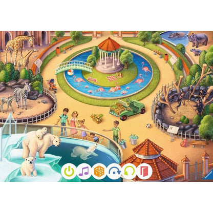 Ravensburger tiptoi® Puzzle for little explorers: Zoo