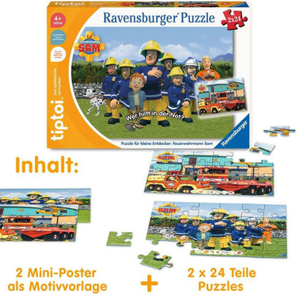 Ravensburger tiptoi® Puzzle for little explorers: Fireman Sam