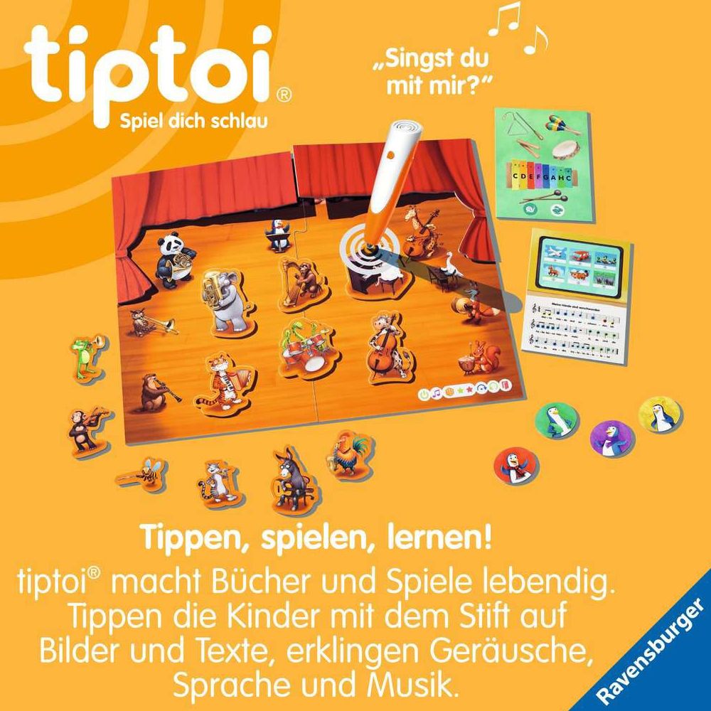 Ravensburger tiptoi® Mon plaisir musical animalier