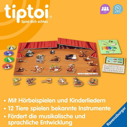 Ravensburger tiptoi® Mon plaisir musical animalier