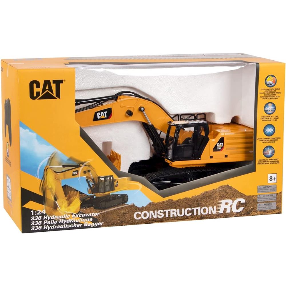 Pelle hydraulique Caterpillar CAT 336 1:24 2,4 GHz Fonction complète