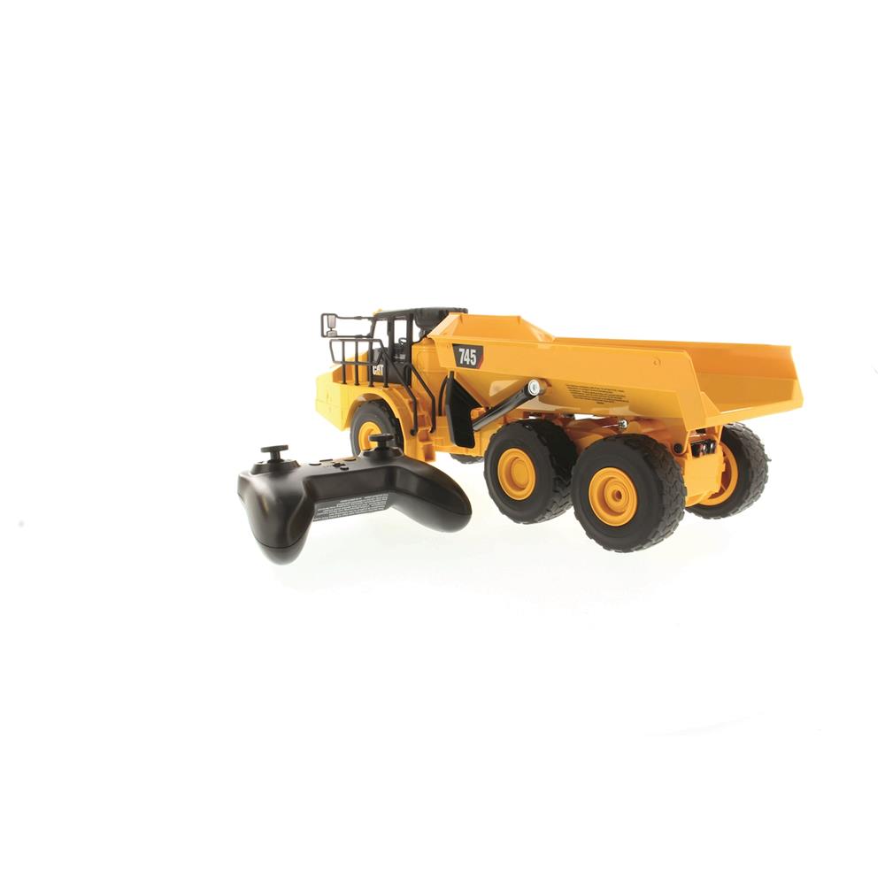 Camion semi-remorque Caterpillar CAT 745 1:24 2,4 GHz fonction complète