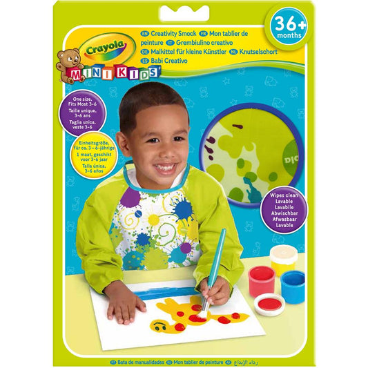 Blouse de peinture Crayola pour enfants de 3 à 6 ans (3)