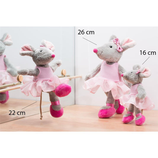 Schaffer peluche Ballet Souris, 26 cm