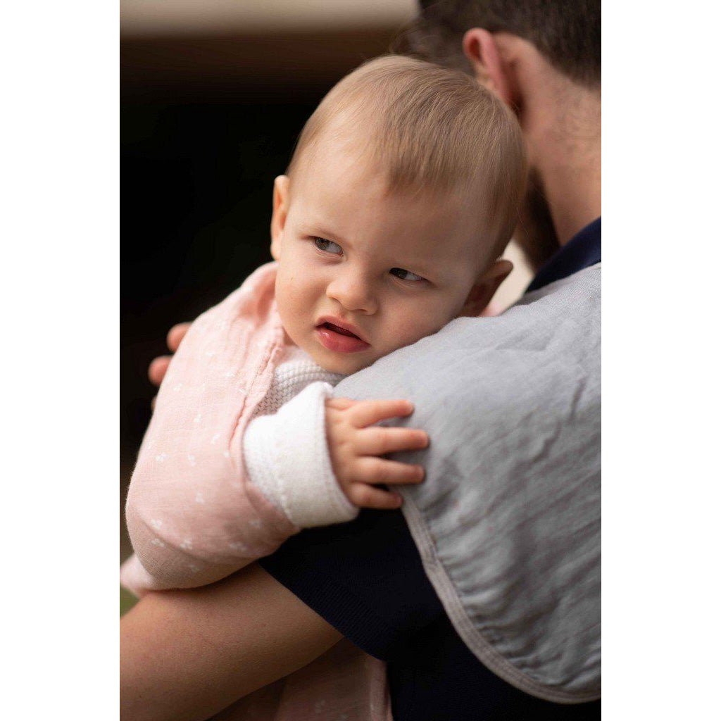 * Lot de 2 torchons d'épaule SOINA, orange/gris