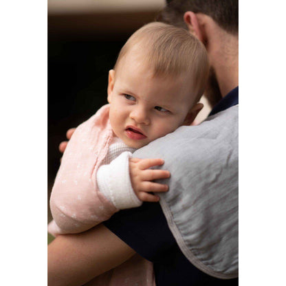 * Lot de 2 torchons d'épaule SOINA, gris/bleu paon