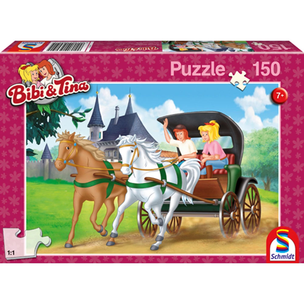 Puzzle Bibi und Tina, Kutschfahrt, 150 Teile