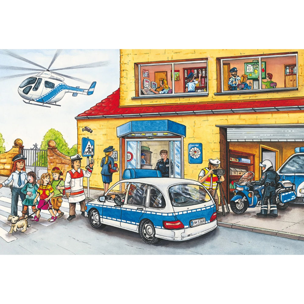 Schmidt Games Pompiers et Police, 3 x 24 pièces