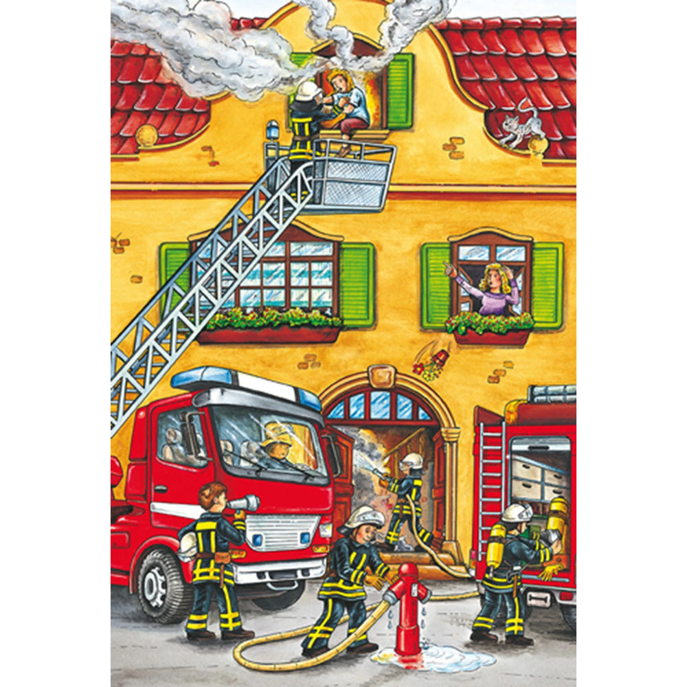 Schmidt Games Pompiers et Police, 3 x 24 pièces