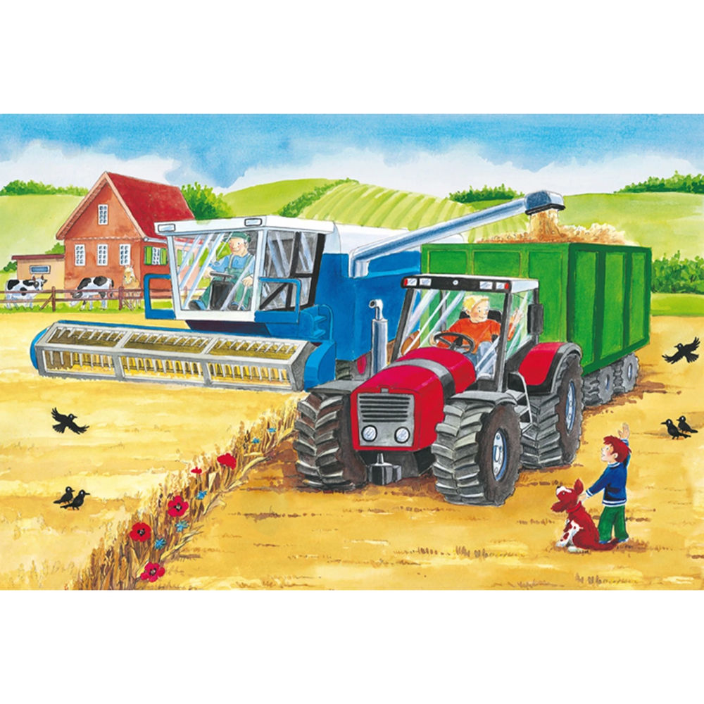 Schmidt Spiele On the Farm, 3 x 24 pieces
