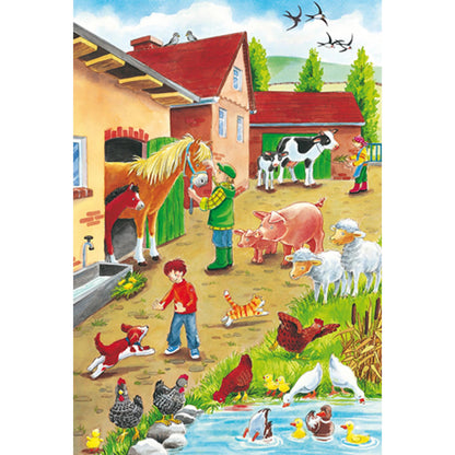 Schmidt Spiele On the Farm, 3 x 24 pieces