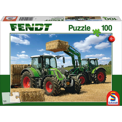 Puzzle Fendt Vario 724 & 716, 100 Teile