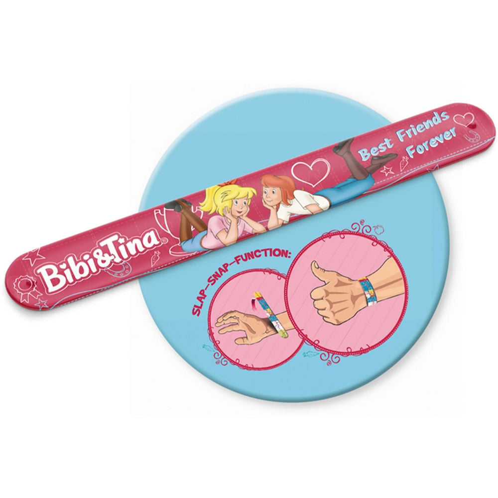 Schmidt Spiele Bibi Blocksberg, Friends Forever 150 pièces (y compris Slap Snap Band rouge)