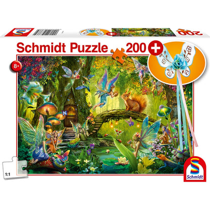 Schmidt Spiele Fairies in the Forest 200 pieces (incl. fairy wand)