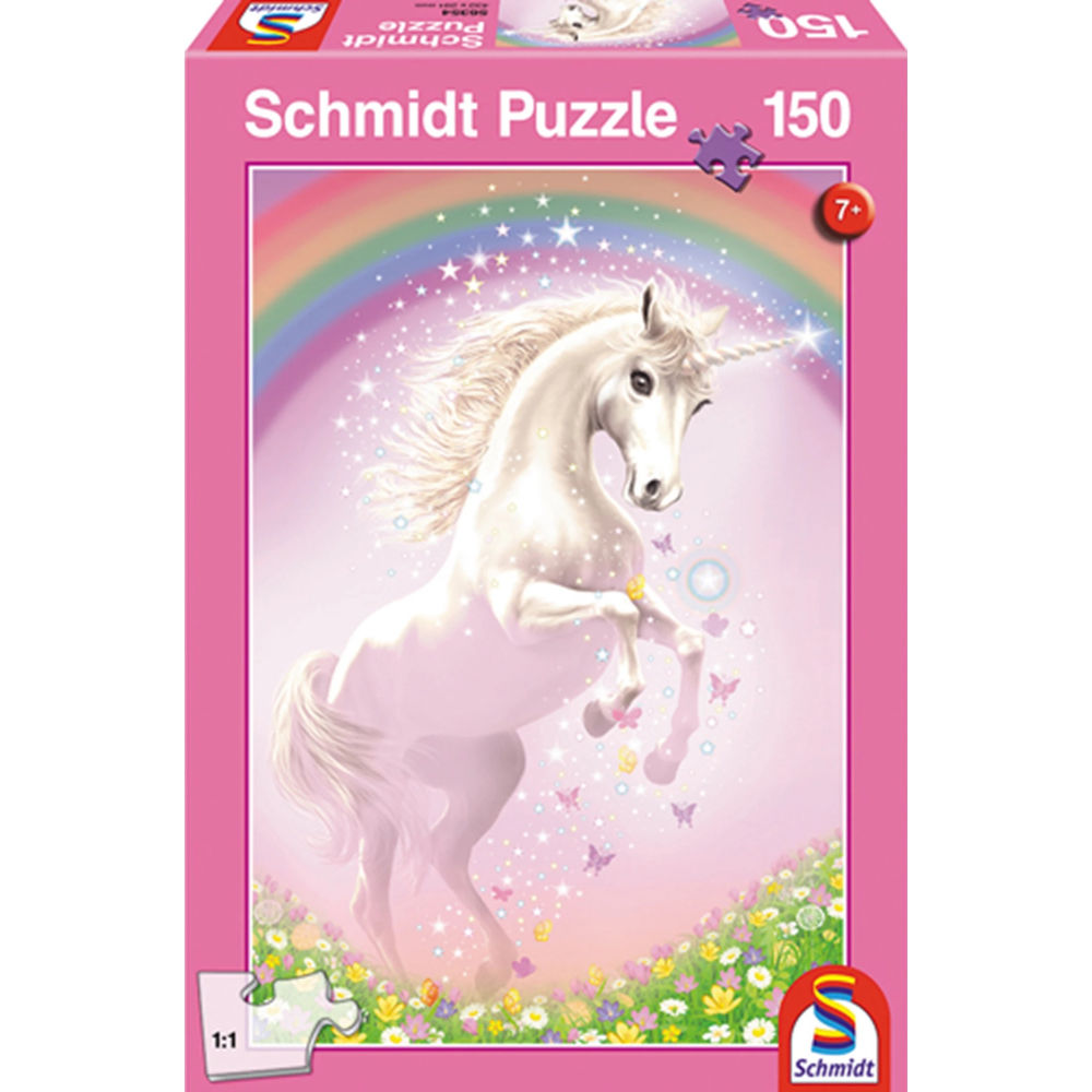 Puzzle Rosa Einhorn, 150 Teile