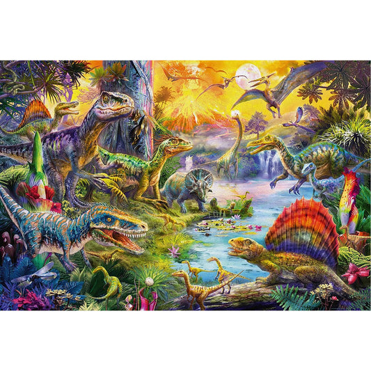 Schmidt Spiele Dinosaures 60 pièces (y compris des figurines de dinosaures)
