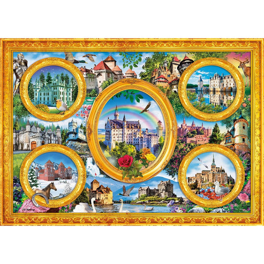 Puzzle Schlösser, 1000 Teile