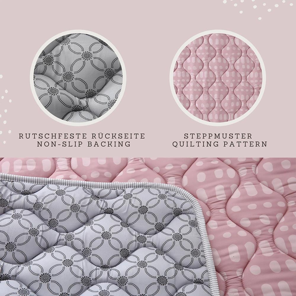 Tapis de jeu Hakuna Mat, Hygge, 1,27 x 1,27 m, Blush