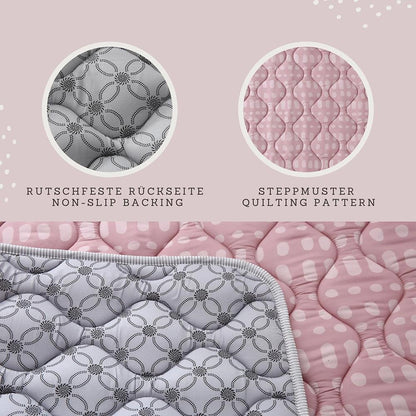 Tapis de jeu Hakuna Mat, Hygge, 1,27 x 1,27 m, Blush